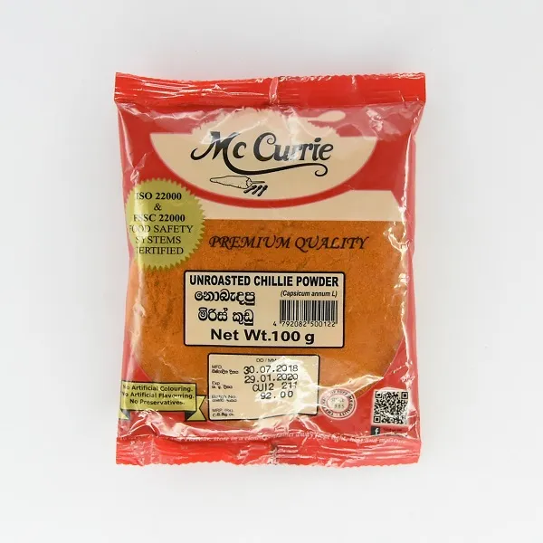 Mccurrie Unroasted Chilli Powder 100G