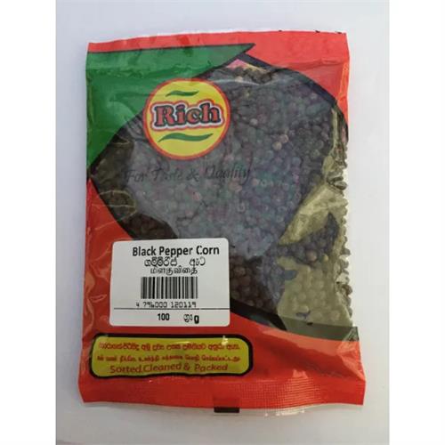 Rich Black Pepper Corn 100G