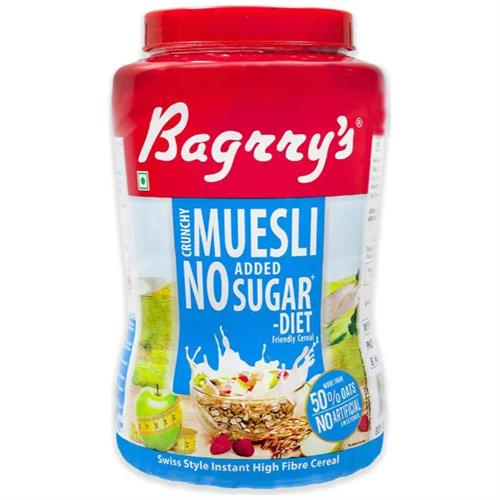 Bagrry'S Crunchy Muesli No Added Sugar Diet 1000G