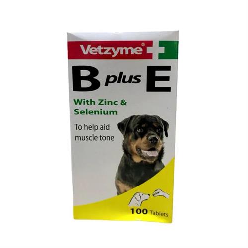 Vetzyme B Plus E Tablets 100Pcs