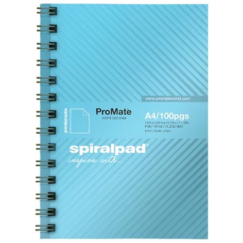 Promate Book Hard Cover Spiral A4-100P