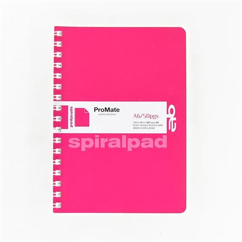 Promate Book Spiral Long A6 50P