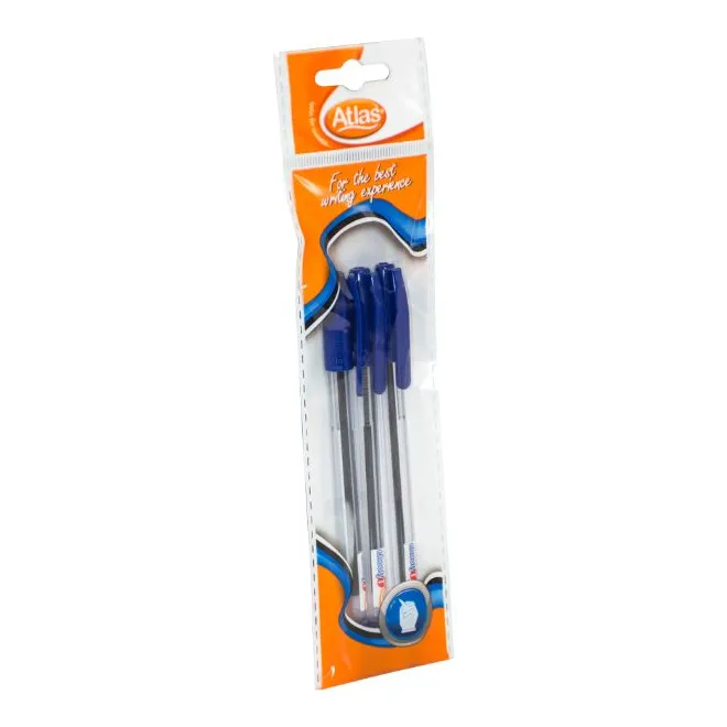 Atlas Pen Chooty Ii Blue 3 Pkt