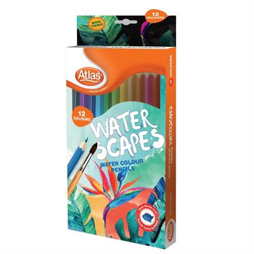Atlas Water Color Pencil 12 Colors