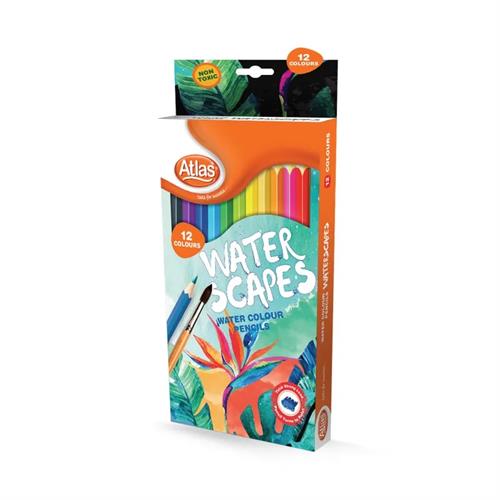 Atlas Water Color Pencils 12 Color