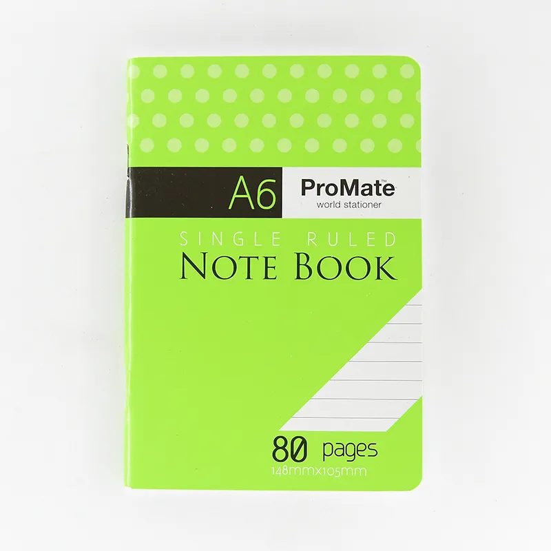 Promate Notebook Single A6 80P