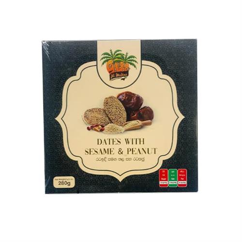 Al Madina Peanut & Sesame Dates 280G