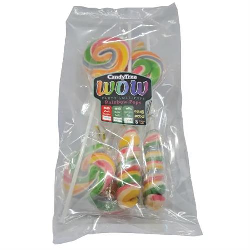 Candytree Wow Party Lollipop 8Pcs