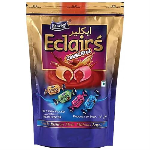 Derby Eclairs Cruncheez Milk Candy
