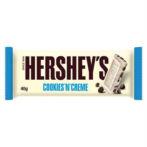 Hersheys Cookies N Crme White Chocolate 40G