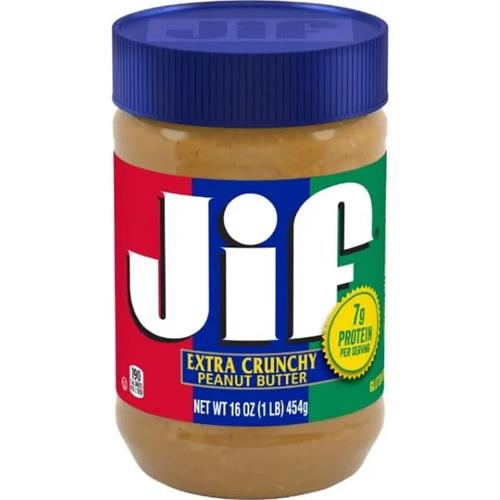 Jif Extra Crunchy Peanut Butter 454G