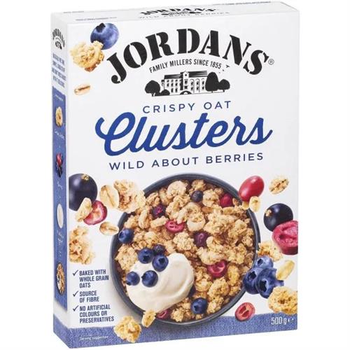 Jordans Oat Clusters Wld About Berries 500G