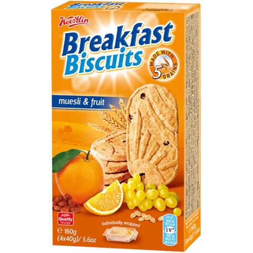 Koestlin Breakfast Biscuits Fruits 160G