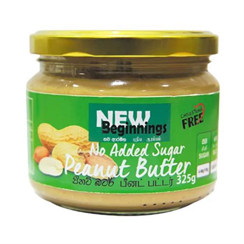 New Beginings Peanut Butter No Added Sugar 325G