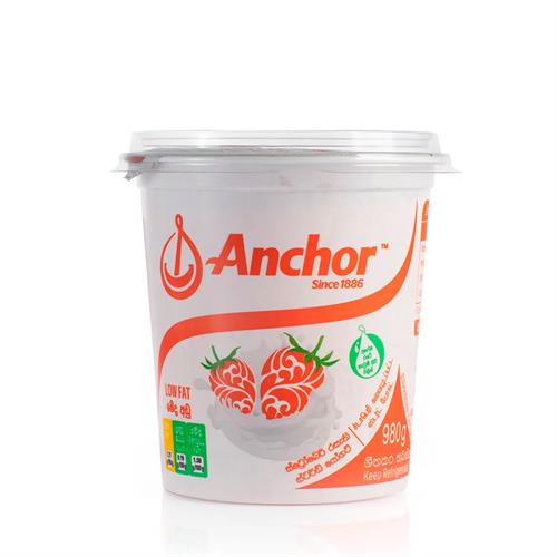 Anchor Stirred Yoghurt Strawberry Low Fat 980G