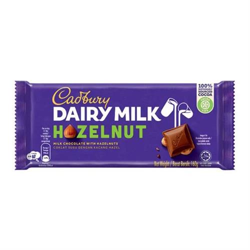 Cadbury Dairy Milk Hazelnut Chocolate 160G