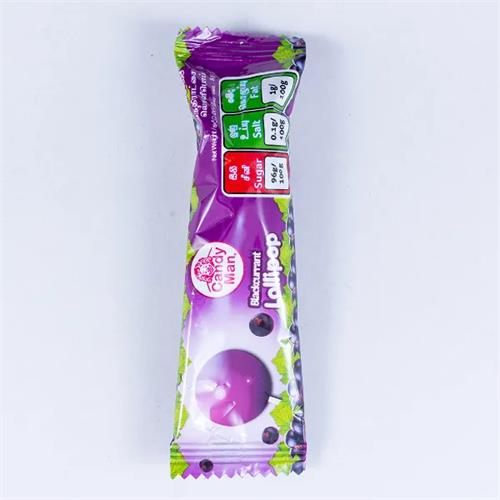 Candy Man Blackcurrent Lollipop 8G