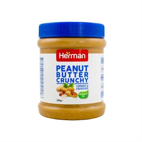 Herman Peanut Butter Spread Crunchy 340G