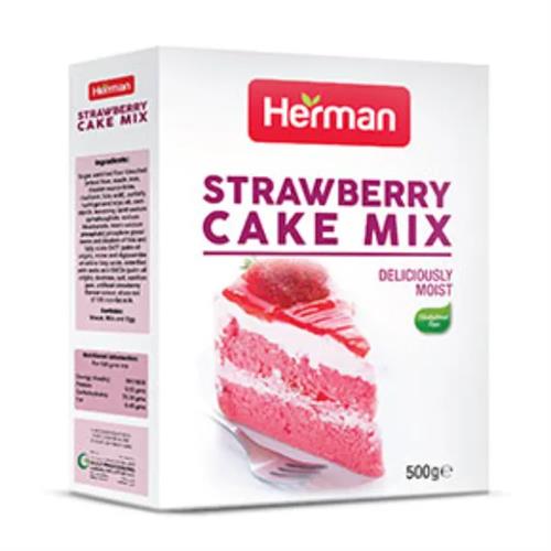 Herman Strawberry Cake Mix 500G