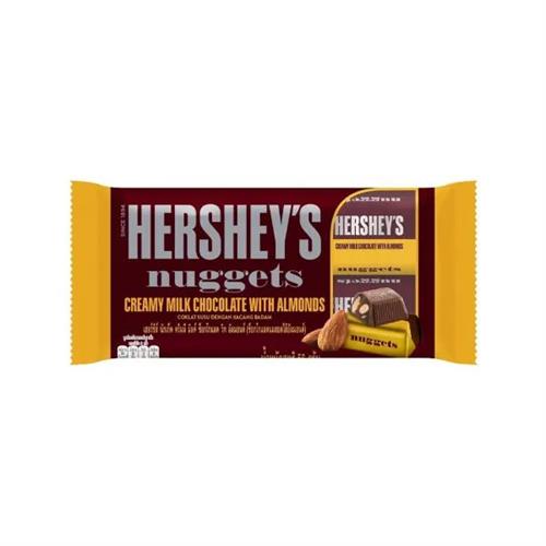 Hershey'S Nuggets Creamy Milk Choc With Almonds 56G