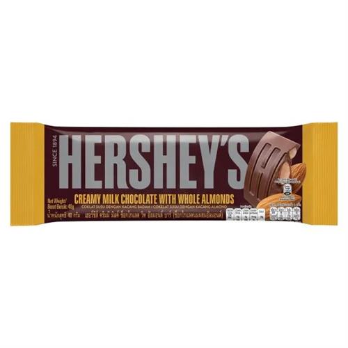 Hershey'S Whole Almonds Milk Chocolate 40G