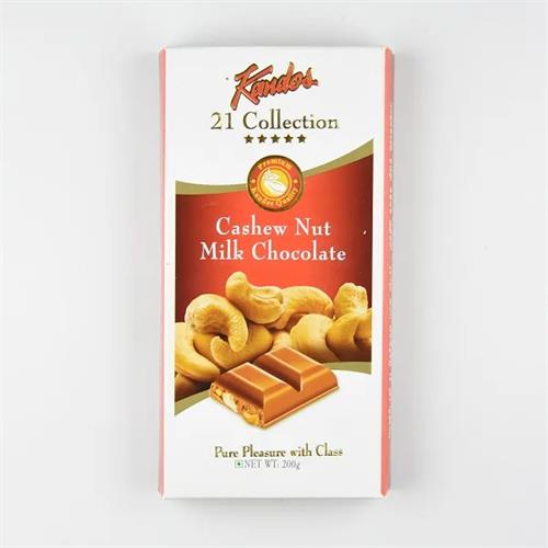 Kandos Chocolate 21' Collection Five Star Cashew Nut 200G