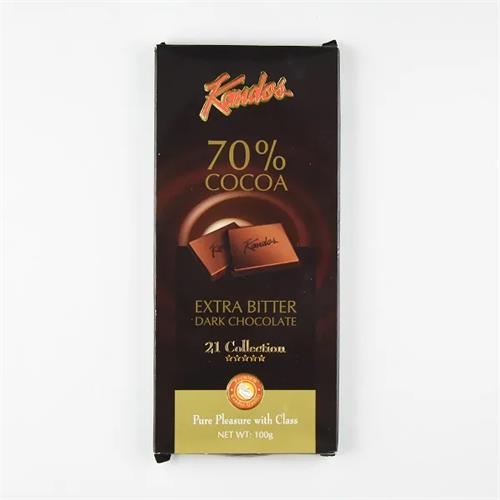 Kandos Chocolate 21' Fivestar Extra Bitter Dark 100G