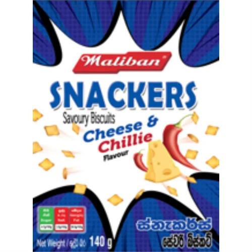 Maliban Snackers Cheese And Chillie 140G