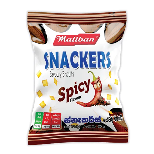 Maliban Snackers Spicy 25G