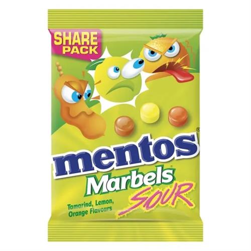 Mentos Candy Sour Marbles 24.2G