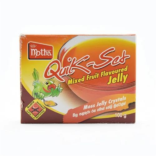 Motha Moss Jelly Quick Set Mix Fruit 100G