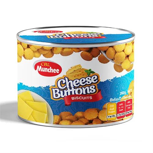 Munchee Biscuit Cheese Button 215G