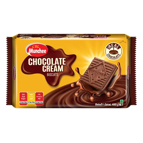 Munchee Biscuit Chocolate Cream 400G