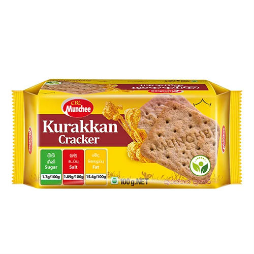 Munchee Biscuit Kurakkan Cracker 100G