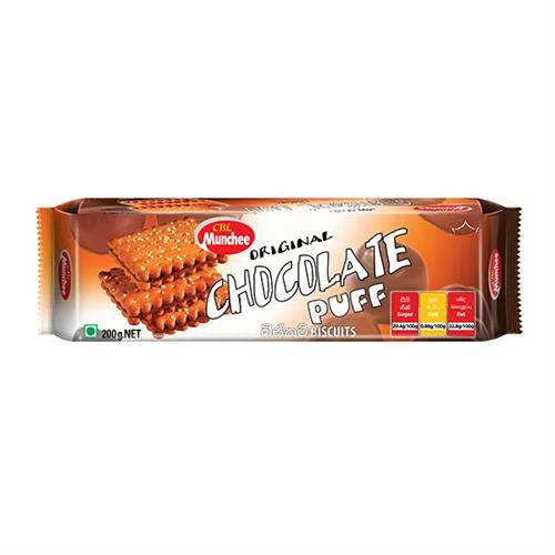 Munchee Biscuit Chocolate Puff 200G