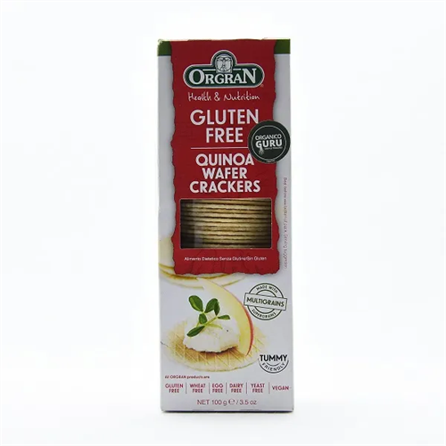 Orgran Gluten Free Quinoa Wafer Cracker 100G
