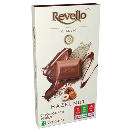 Revello Hazelnut Chocolate 100G