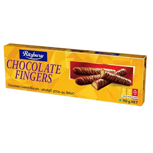 Ritzbury Chocolate Fingers 110G