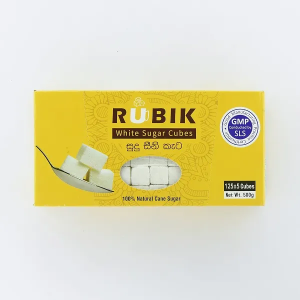 Rubik Sugar Cubes White 500G