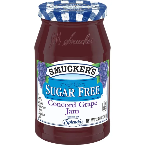 Smucker'S Sugar Free Concord Grape Jam 361G