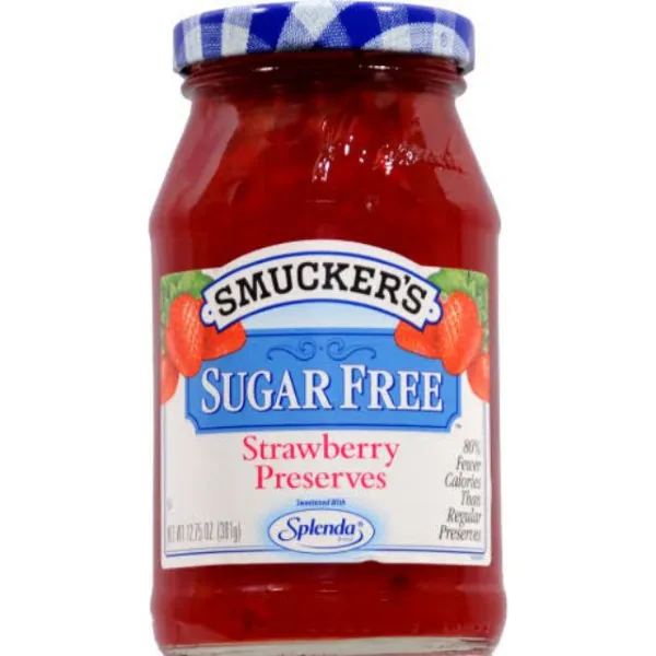 Smucker'S Sugar Free Strawberry Preserves Jam 361G