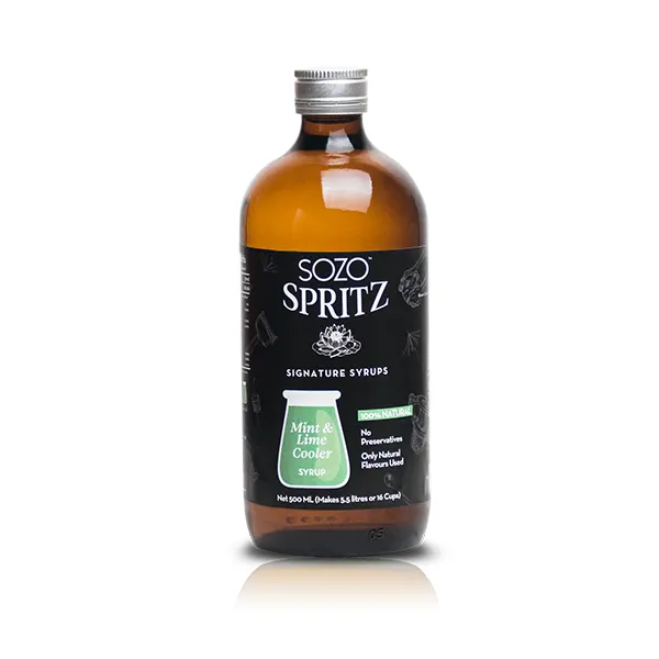 Sozo Spritz Mint & Lime Cooler Syrup 500Ml