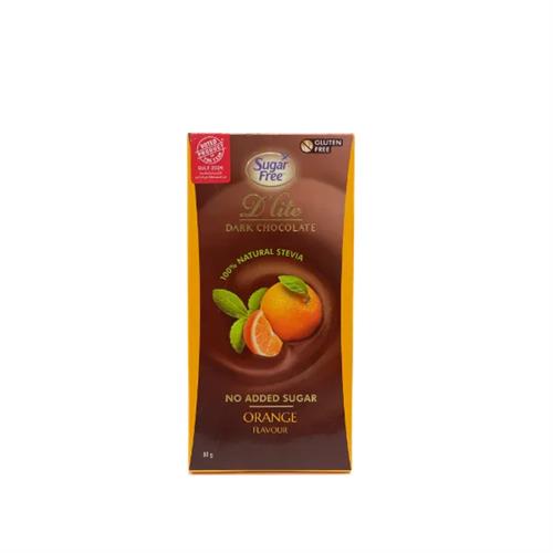 Sugar Free Dark Chocolate Orange Flavour 80G