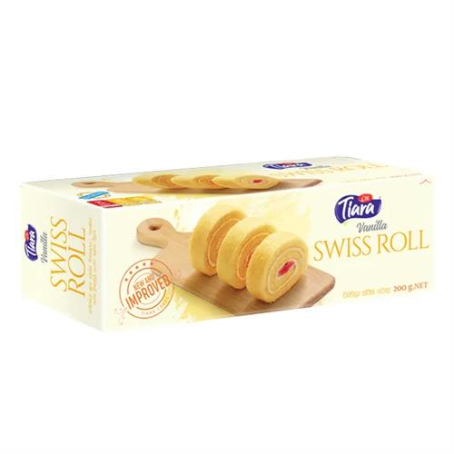 Tiara Swiss Roll Vanilla 200G