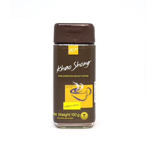 Khao Shong Agglomerated Instant Coffee Bottle 100G