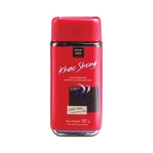 Khao Shong Instant Coffee With Caramel Mixture Bottle 50G