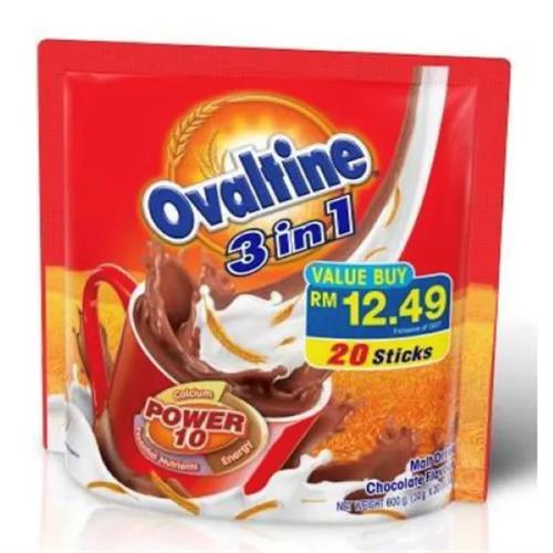 Ovaltine 3 In 1 Chocolate Malt Drink