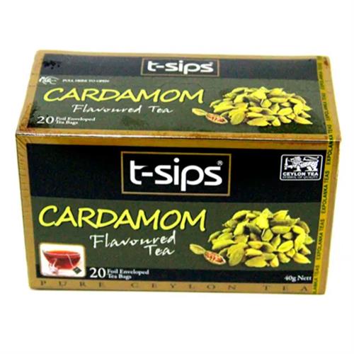T Sips Black Tea Cardamom 20Tb 40G