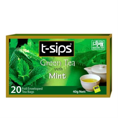 T Sips Green Mint 20 Tb 40G