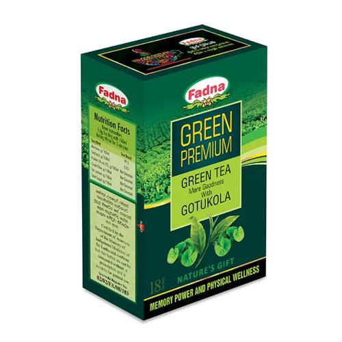 Fadna Green Premium With Gotukola Tea 18S 36G